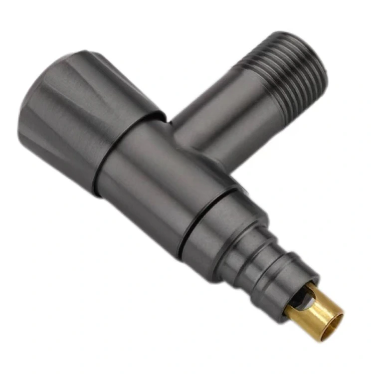 Thibelo ea Taemane e Ntšo ea Snap-On Stop Valve