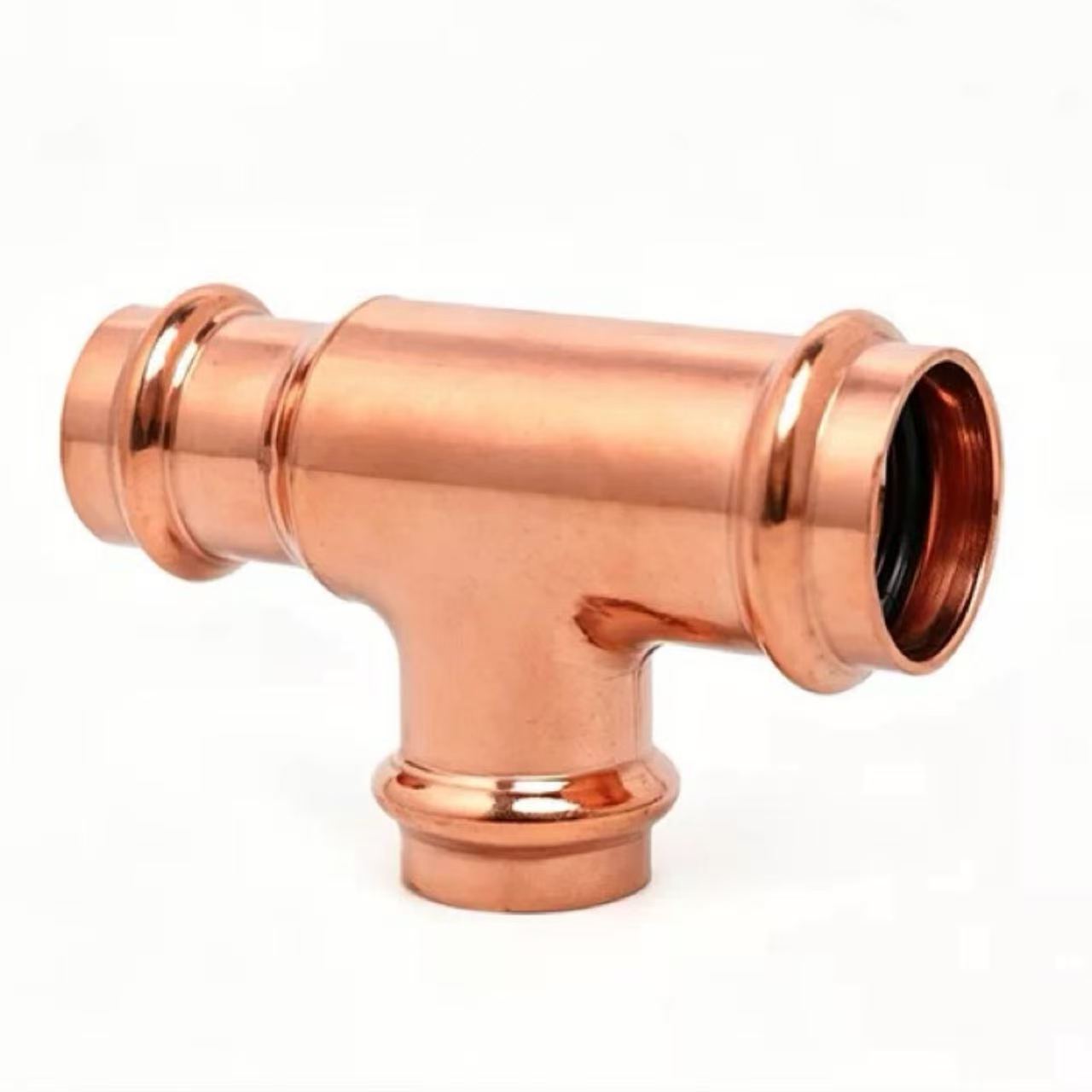 Tee ea ho Fokotsa ha Double-Clamp e nang le Diameter e Khōloanyane ea Lekala