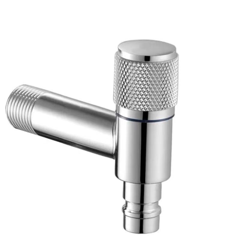 E Atolositsoeng Knurled Handle Water-Stop Angle Valve E Atolositsoeng Knurled Handle Water-Stop Angle Valve