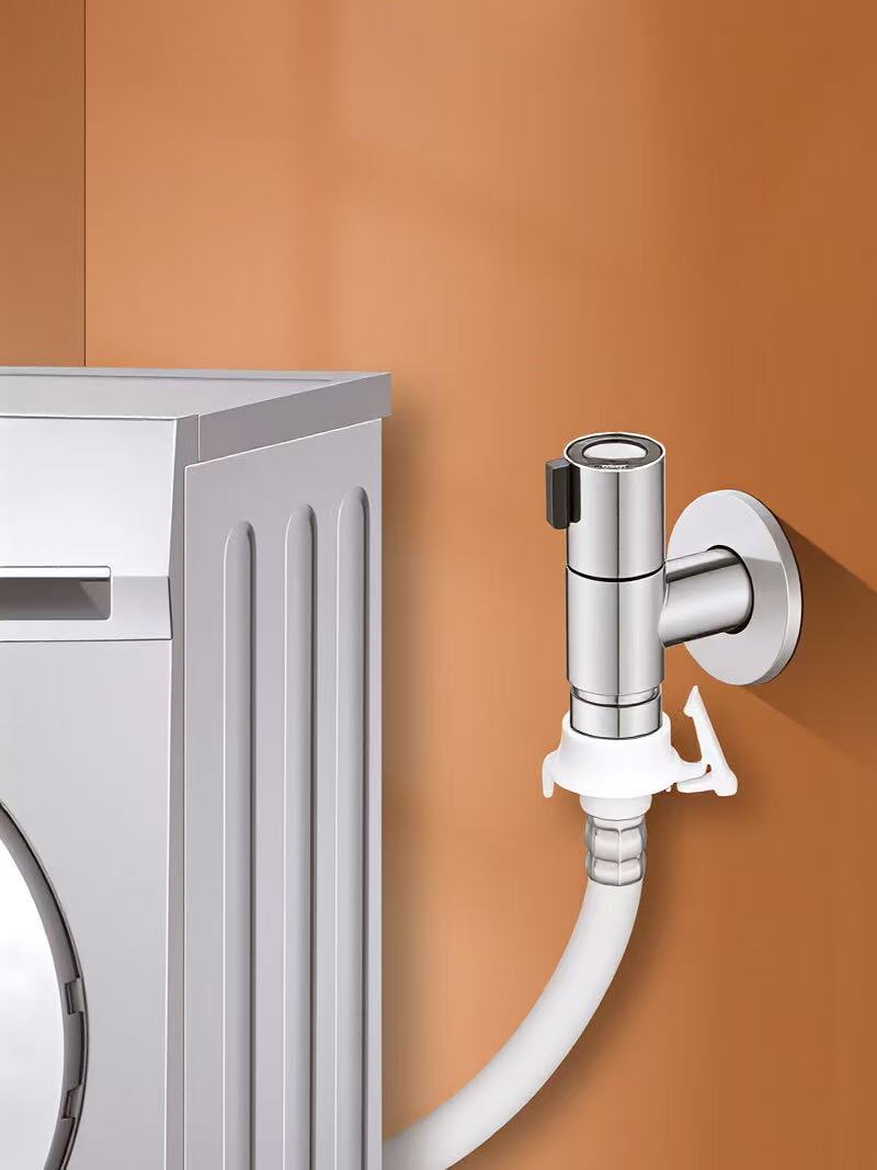 Anti-Fall-Off Automatic Water-Stop Washing Machine Inlet Angle Valve