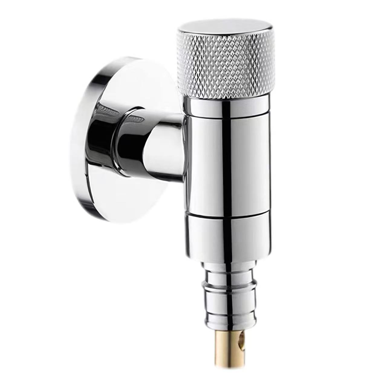 Mochini oa Knurled Handle Anti-Overflow Washing Machine Stop Valve Mochini oa Knurled Handle Anti-Overflow Washing Machine Stop Valve