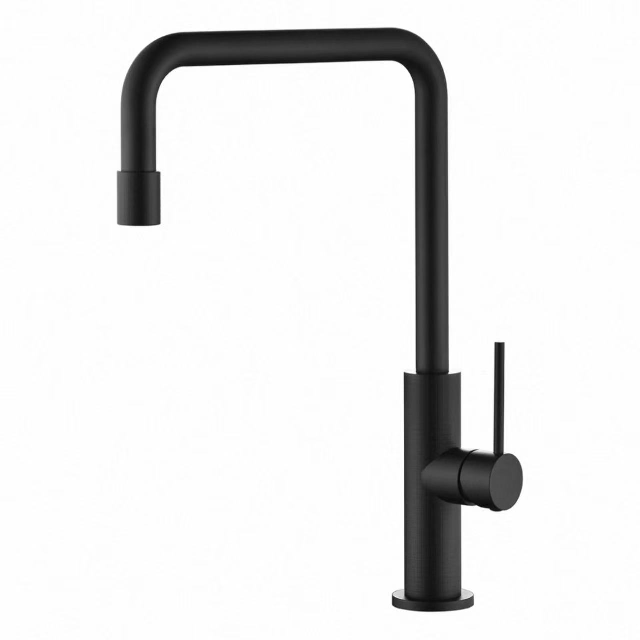 Tube ea Minimalist L-Shaped Knurled Kitchen Hot And Cold Faucet
