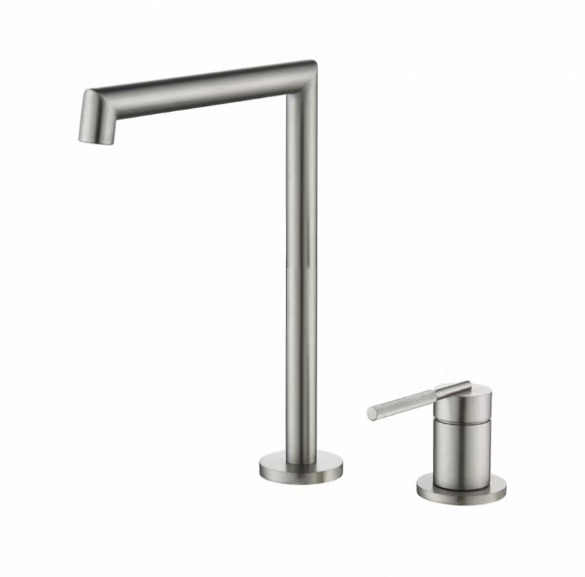 Seipone sa Silver Geometric Split Faucet