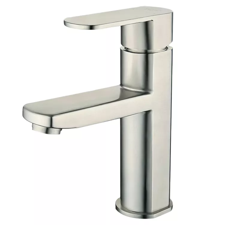Sekwere Column Round 'Mele oa Mocheso le Cold Basin Faucet